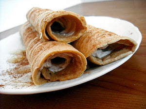 Crepes with Peanut Butter